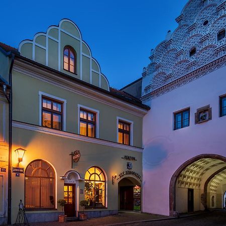 Hotel Bily Jednorozec Třeboň Exterior foto