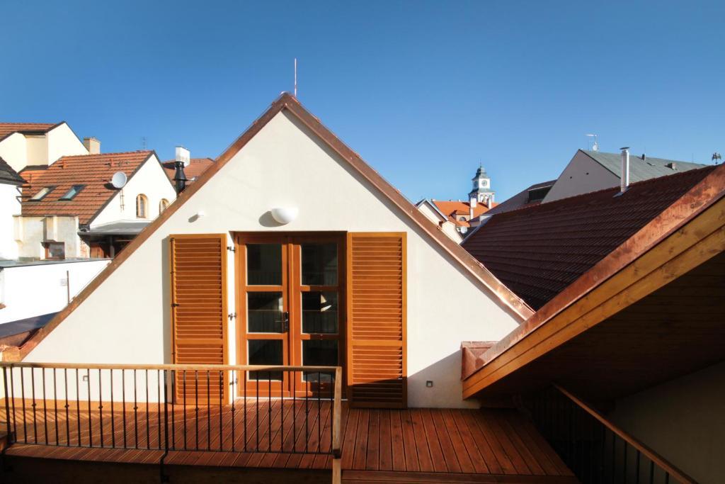 Hotel Bily Jednorozec Třeboň Cameră foto